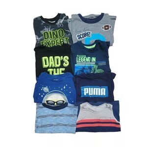 Boys Multiple Brands Size 4T Short Sleeve Shirt Lot Of 8